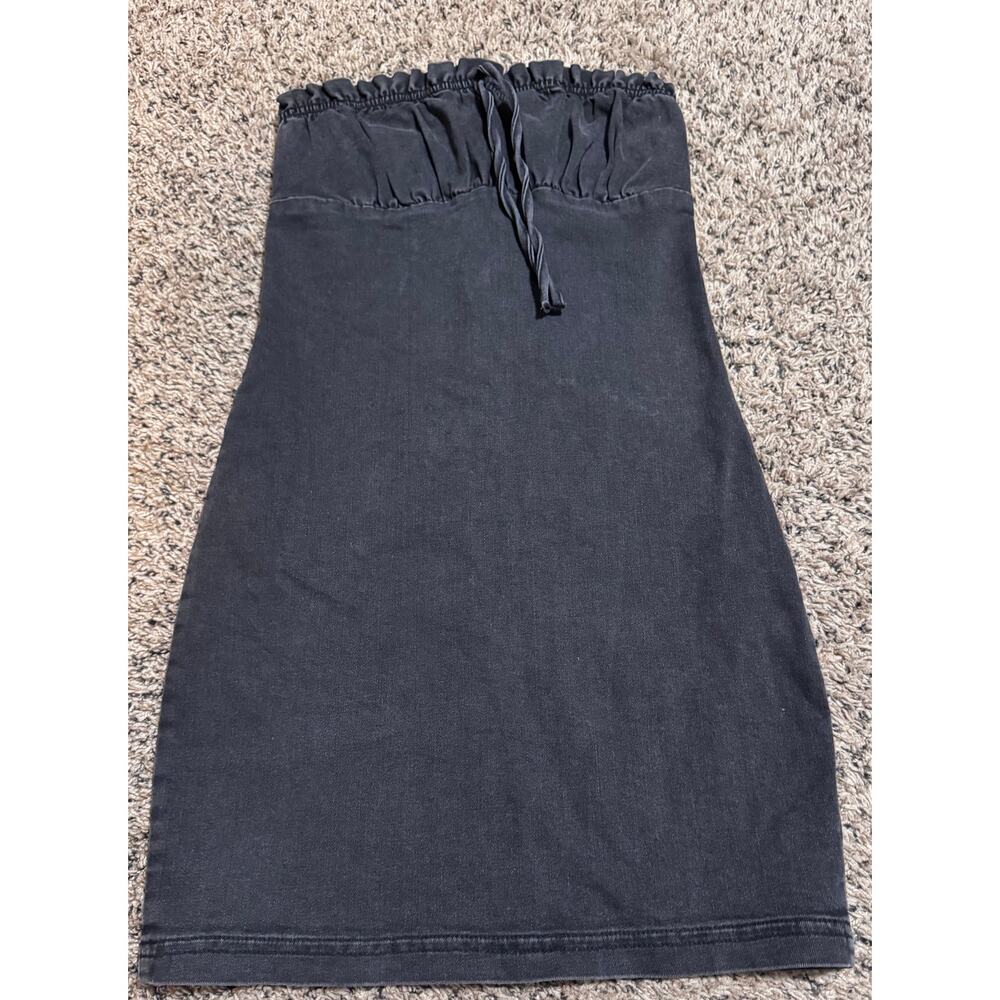 NWT Urban Outfitters Berlin Denim Strapless Mini Dress